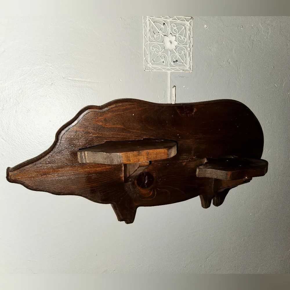 🔨Antique Vintage Handmade Pig Shelves🐷
